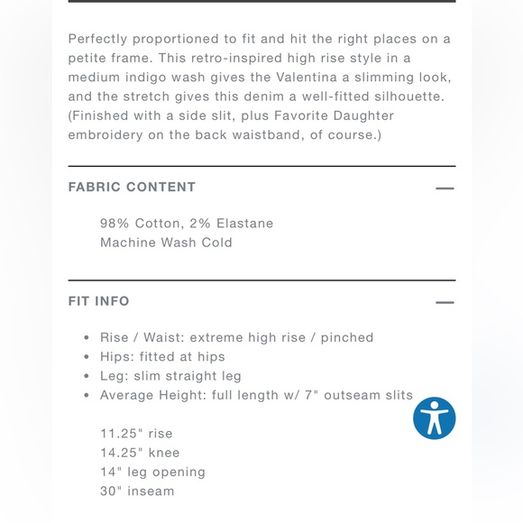 Favorite Daughter THE VALENTINA SHORTIE SUPER HIGH RISE CIGARETTE - Laurel - Picture 6 of 6